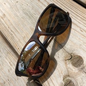 Oakley Reverie Sunglasses - Matte Brown Tortoise W/ Tungsten Iridium Polarized